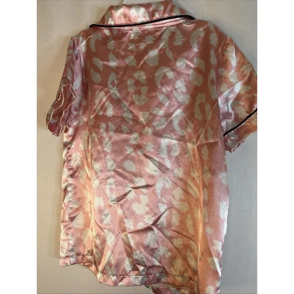 Pink And White Print 2 Piece Set Size 3T Preowned